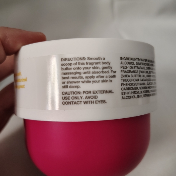 🌺NWT Solar Flare Body Butter w/ Cocoa & Shea Butter "Pink Hibiscus Dragonfruit" - Picture 3 of 6
